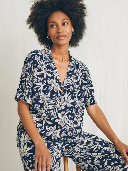 Hot Cabana Camp Shirt - Women Shirts & Tops