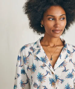 Online Cabana Camp Shirt - Women Shirts & Tops