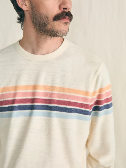 Outlet Cabana Towel Terry Crewneck - Hoodies & Sweatshirts