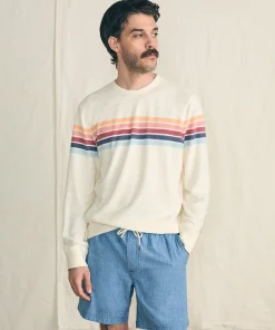 Outlet Cabana Towel Terry Crewneck - Hoodies & Sweatshirts