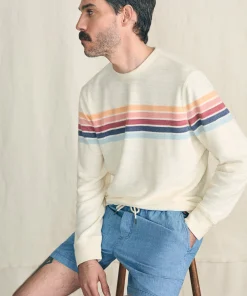 Outlet Cabana Towel Terry Crewneck - Hoodies & Sweatshirts