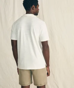 Discount Cabana Towel Terry Surf Stripe Polo Shirt - Polo Shirts