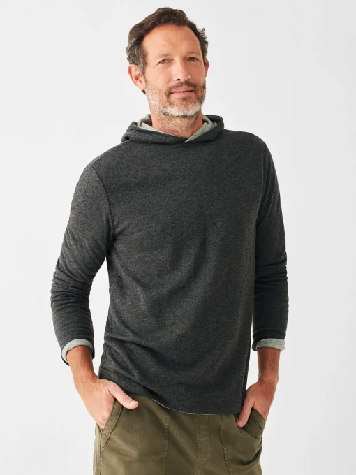 Online Cloud Cotton Reversible Hoodie - Hoodies & Sweatshirts