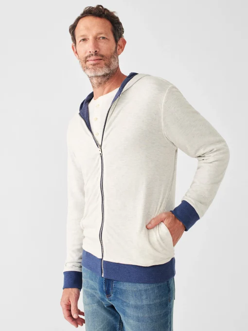Clearance Cloud Cotton Reversible Zip Hoodie - Hoodies & Sweatshirts