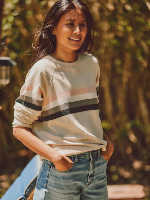 Fashion Coastal Cloud Crew - Women Hoodies & Sweatshirts