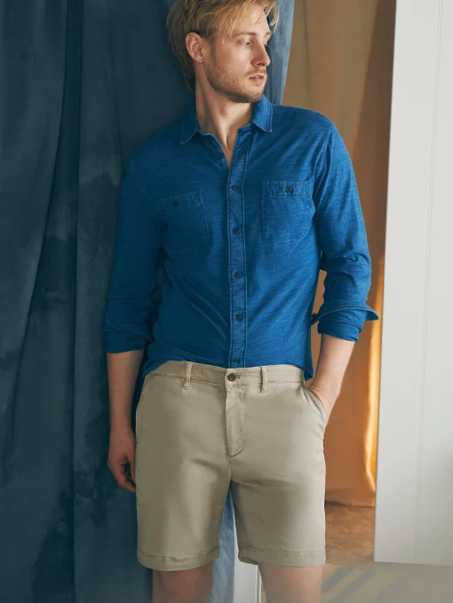 Clearance Coastline Stretch Chino Short (8" Inseam) - Shorts