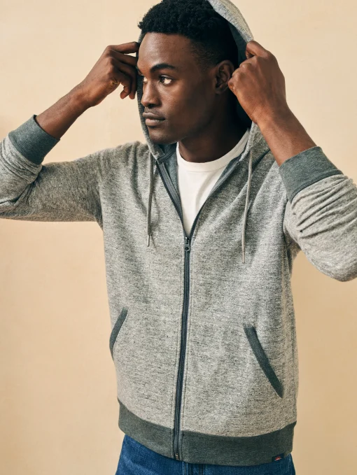 Best Double Knit Zip Hoodie - Hoodies & Sweatshirts