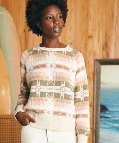 Best Doug Good Feather Cotton Slub Pullover - Women Sweaters