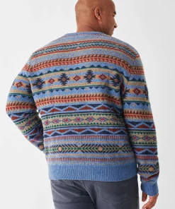 Clearance Doug Good Feather Fair Isle Sweater - Sweaters