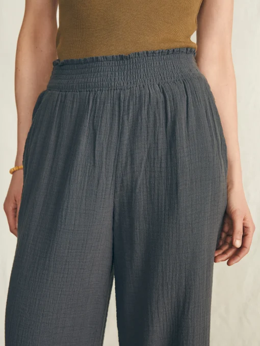 New Dream Cotton Gauze Wide Leg Pant - Women Pants|Swim