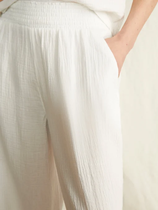Clearance Dream Cotton Gauze Wide Leg Pant - Women Pants