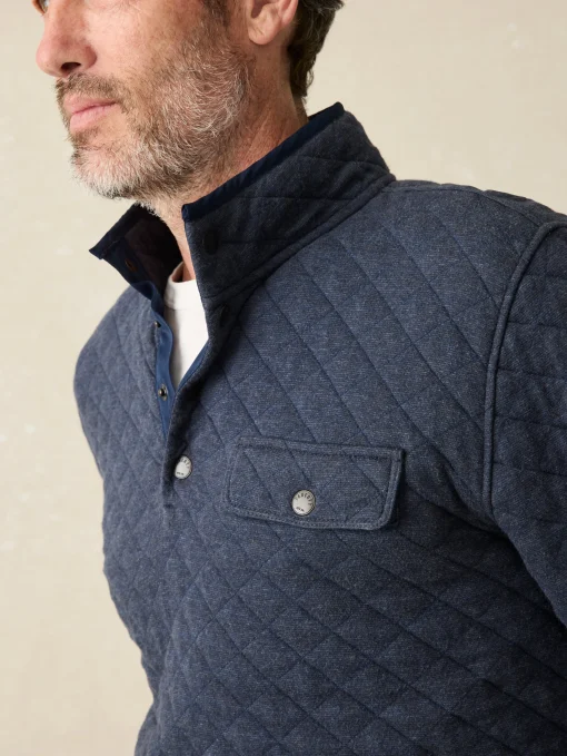 Best Epic Quilted Fleece Pullover - Jackets & Vests