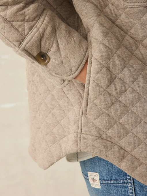 Sale Epic Quilted Fleece Shirt Jacket - Women Blazers & Outerwear