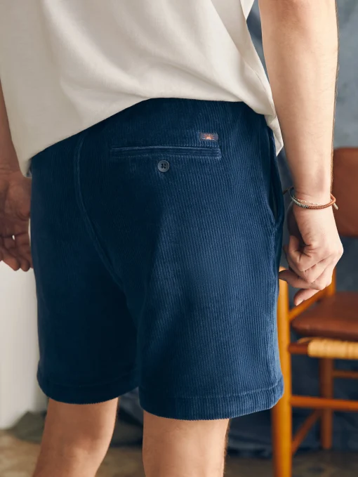 Fashion Essential Italian Knit Cord Short (6" Inseam) - Shorts
