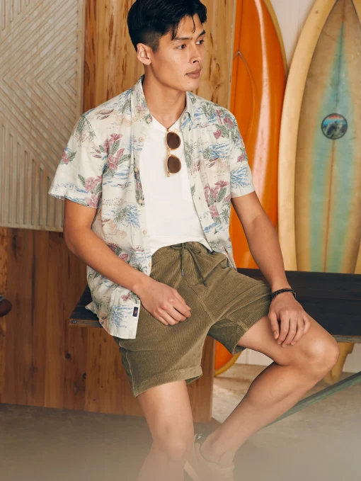 Outlet Essential Italian Knit Cord Short (6" Inseam) - Shorts