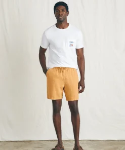 Discount Essential Linen Short (6.5" Inseam) - Shorts