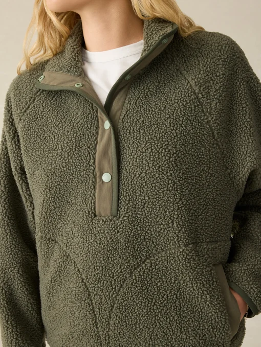 Clearance Fireside Fleece Popover - Women Blazers & Outerwear
