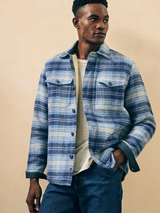 Outlet High Pile Fleece Lined Wool CPO - Jackets & Vests