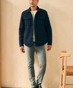 Hot High Pile Fleece Lined Wool CPO - Jackets & Vests