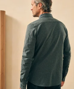 Best Houndstooth Knit Shirt - Shirts