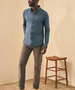 Outlet Houndstooth Knit Shirt - Shirts