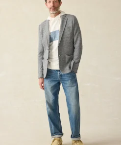 Fashion Inlet Knit Blazer - Blazers