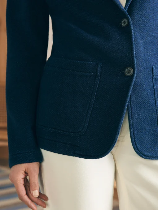 Clearance Inlet Knit Blazer - Women Blazers & Outerwear