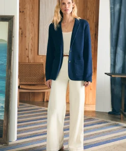 Clearance Inlet Knit Blazer - Women Blazers & Outerwear