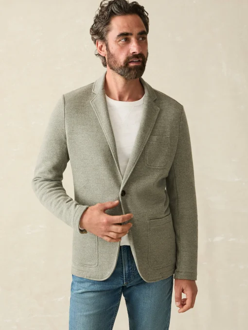Clearance Inlet Knit Blazer - Blazers