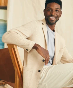 Online Inlet Knit Blazer (Short) - Blazers