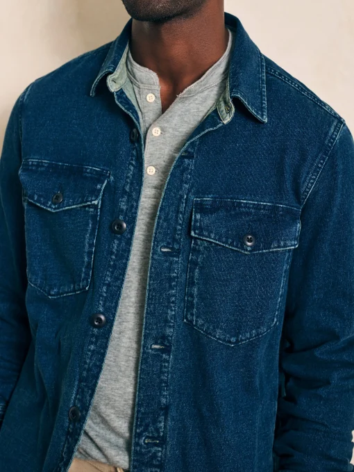 Online Jersey Shirt Jacket - Jackets & Vests