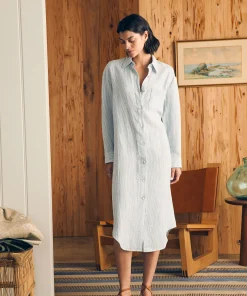 Best Laguna Linen Midi Dress - Women Dresses