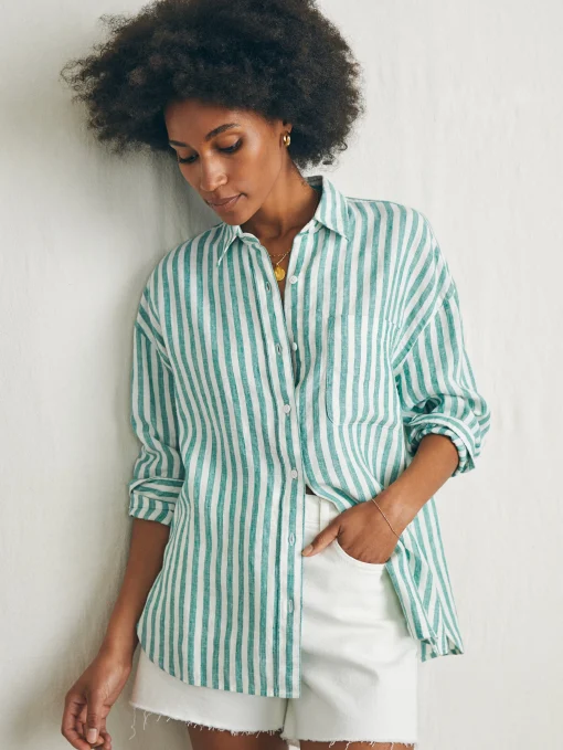 Online Laguna Linen Relaxed Shirt - Women Shirts & Tops