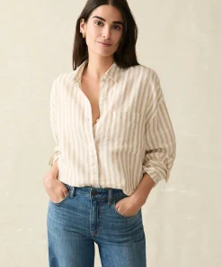 Discount Laguna Linen Relaxed Shirt - Women Shirts & Tops