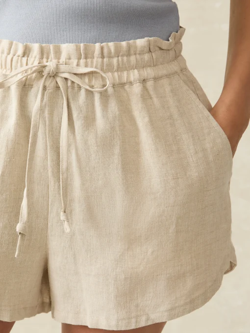Fashion Laguna Linen Tie Waist Short - Women Shorts & Skirts