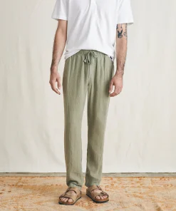 Sale Linen Drawstring Pant - Pants