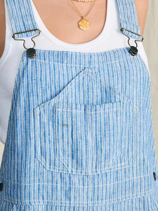 Fashion Linen Mechanic Overall - Women Dresses|Overalls & Jumpsuits
