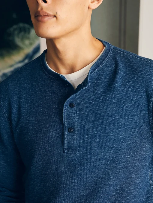 Best Long-Sleeve Indigo Henley - T-Shirts & Henleys