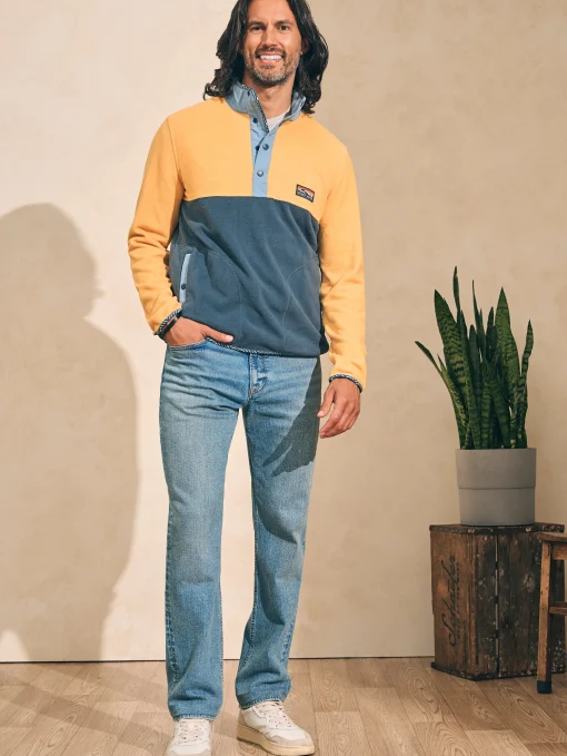 Clearance Low Pile Fleece Popover - Jackets & Vests|Hoodies & Sweatshirts