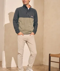 Online Low Pile Fleece Popover - Jackets & Vests