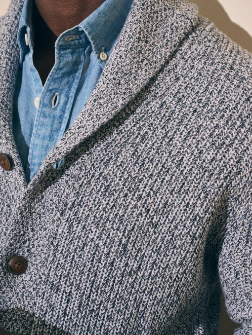 Sale Marled Cotton Cardigan - Sweaters
