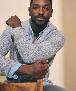 Sale Marled Cotton Cardigan - Sweaters