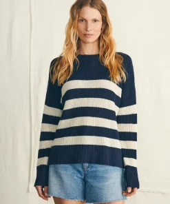 Outlet Miramar Linen Crew Sweater - Women Sweaters