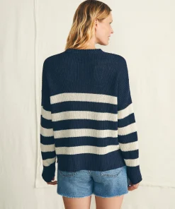 Outlet Miramar Linen Crew Sweater - Women Sweaters