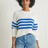 Fashion Miramar Linen Crew Sweater - Women Sweaters