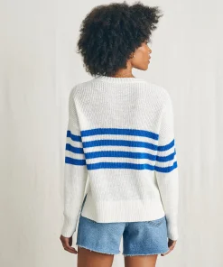 Fashion Miramar Linen Crew Sweater - Women Sweaters