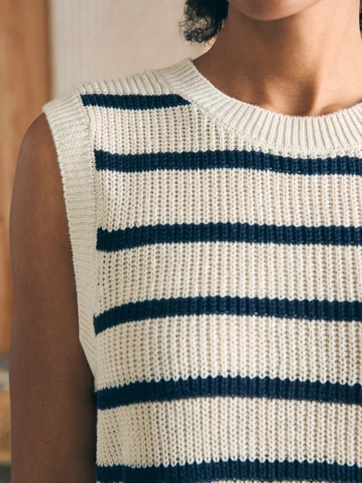 Hot Miramar Linen Muscle Tank - Women Sweaters