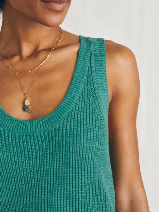 Hot Miramar Linen Scoop Neck Tank - Women Sweaters
