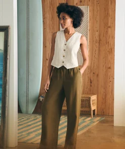 Fashion Monterey Linen Pant - Women Pants