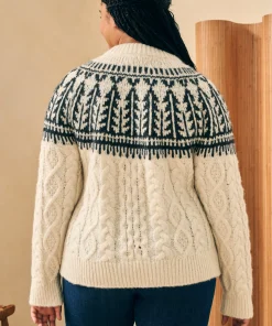 Online Native Knitter Frost Fair Isle Crew - Women Sweaters
